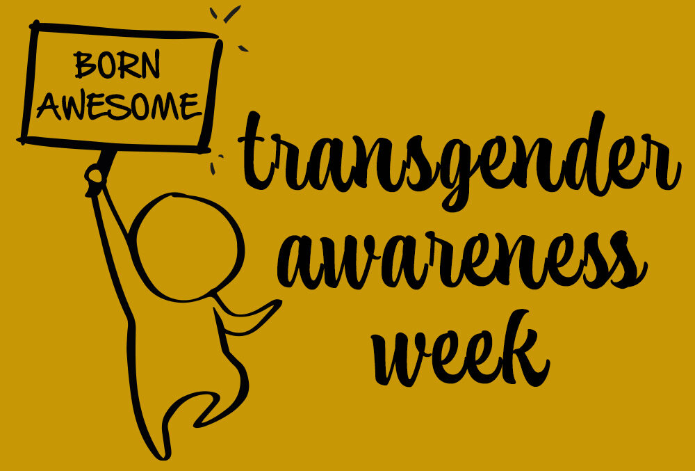 Transgender awareness week banner